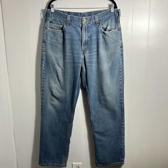 Carhartt Jeans Loose Fit Work Jeans Medium Wash Size 36x32 - Picture 1 of 5